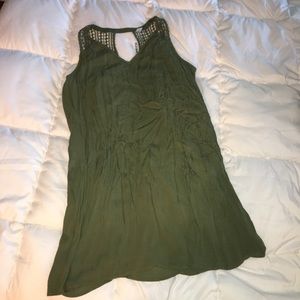 Old Navy olive dress